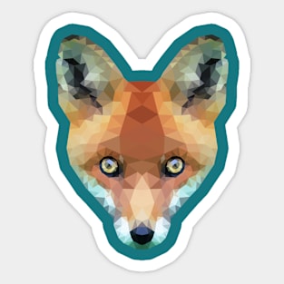 Red fox Sticker